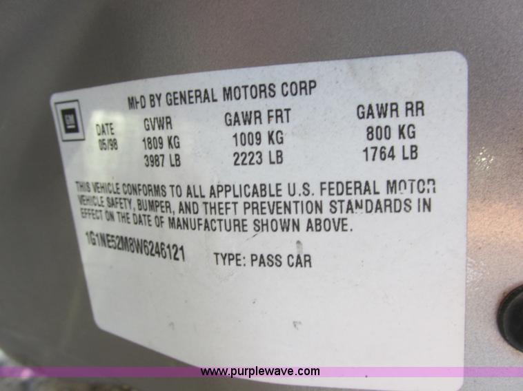 image for item J6732 1998 Chevrolet Malibu LS
