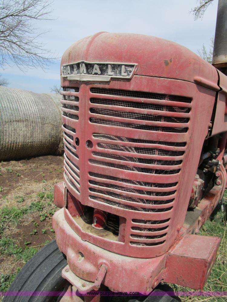 image for item BA9339 1950 Mccormick Farmall M tractor