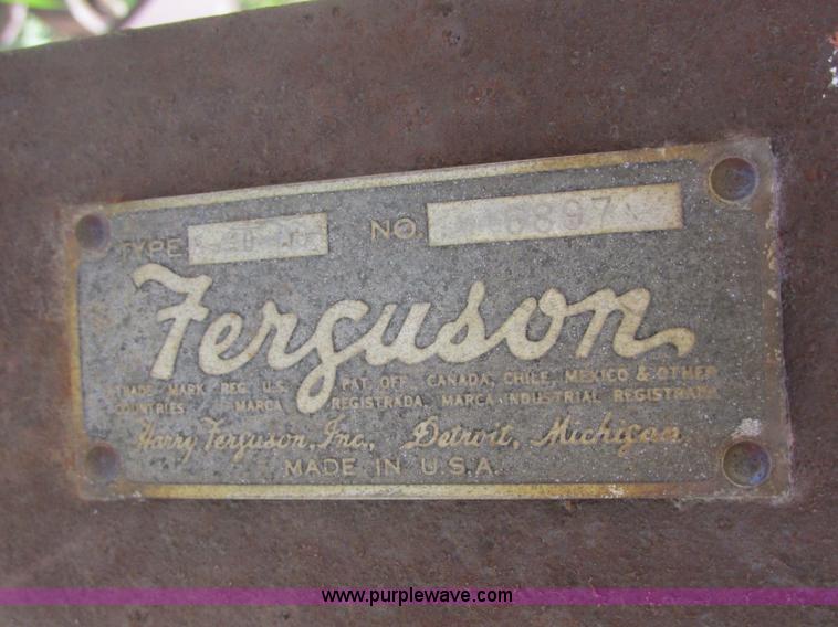 image for item BP9235 Ferguson spring tooth drag harrow