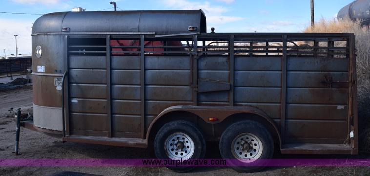 image for item E6184 1993 CM livestock trailer