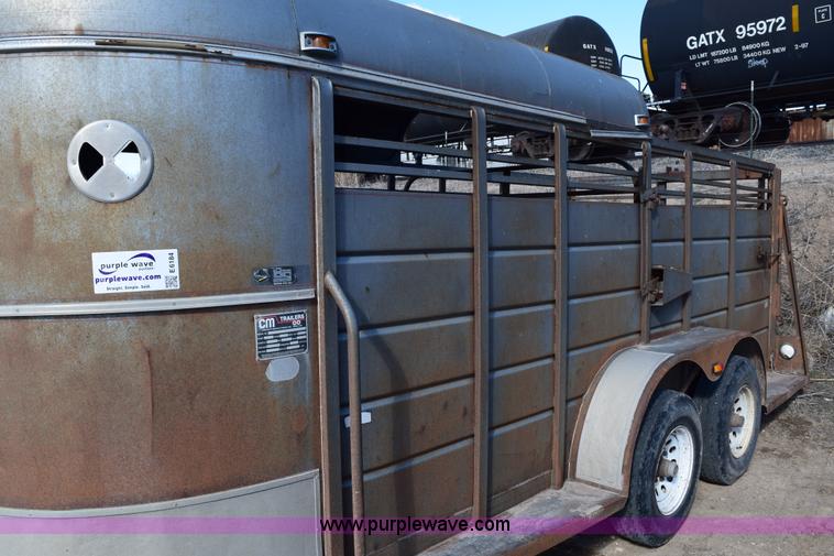 image for item E6184 1993 CM livestock trailer