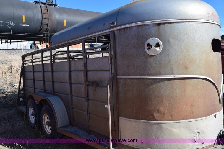 image for item E6184 1993 CM livestock trailer