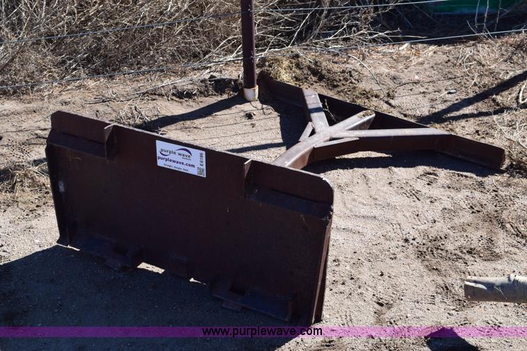 image for item E6186 Skid steer scraper attachment