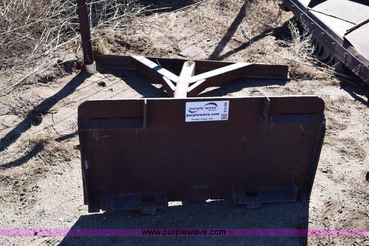 image for item E6186 Skid steer scraper attachment