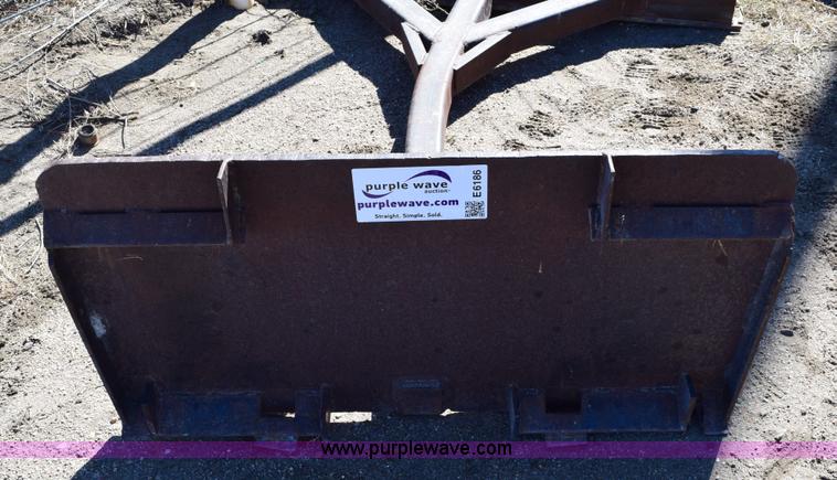 image for item E6186 Skid steer scraper attachment