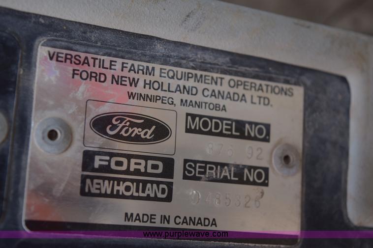 image for item E6189 1991 Ford 876 Versatile Designation 6 4WD tractor