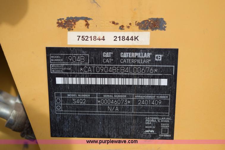 image for item E6199 2006 Caterpillar 904B wheel loader