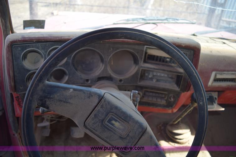 image for item E6202 1981 Chevrolet C30 winch truck