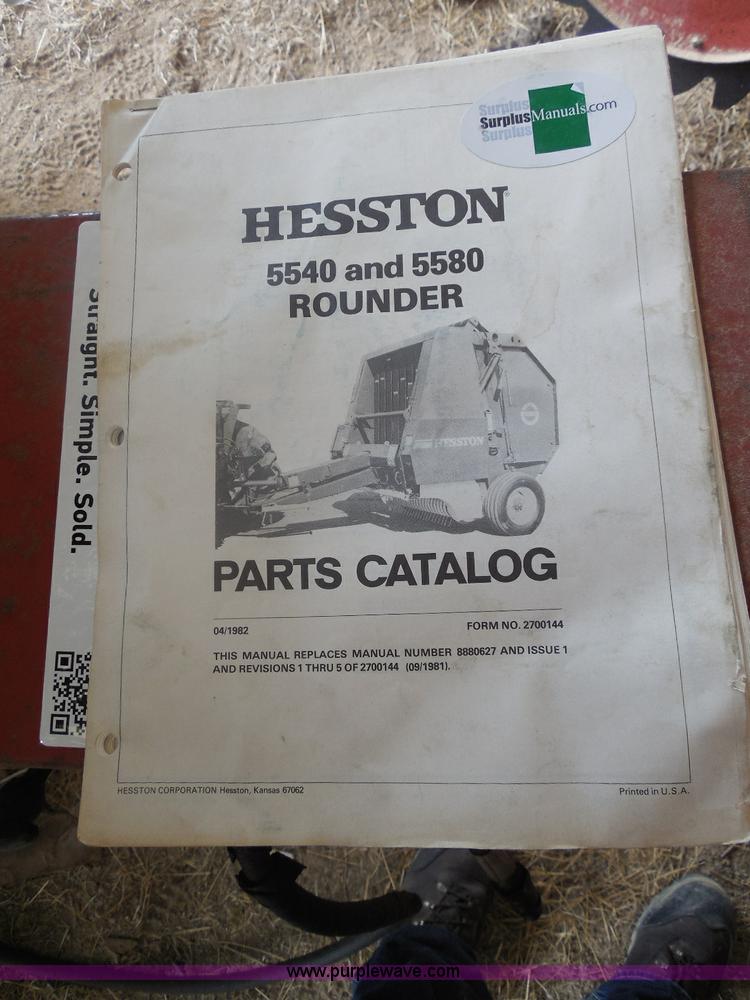 image for item E6295 1981 Hesston 5580 round baler