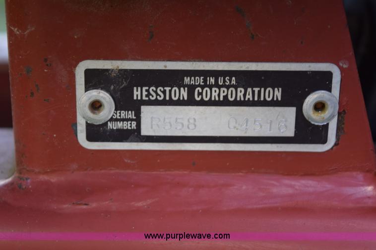 image for item E6297 1983 Hesston 5580 round baler