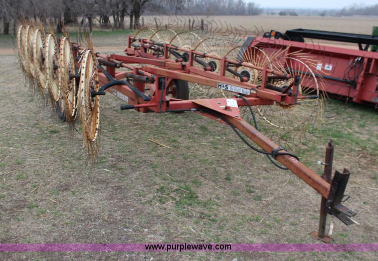image for item F7574 H&S bi-fold hay rake