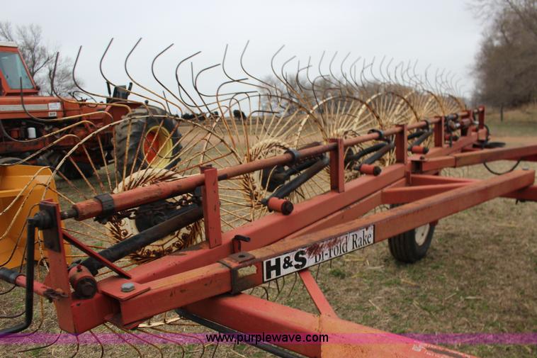 image for item F7574 H&S bi-fold hay rake