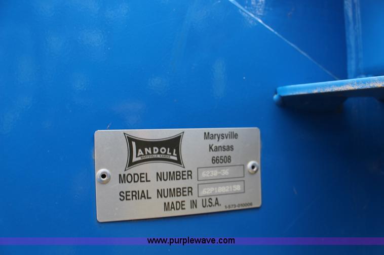 image for item F7588 2012 Landoll 6230 disk