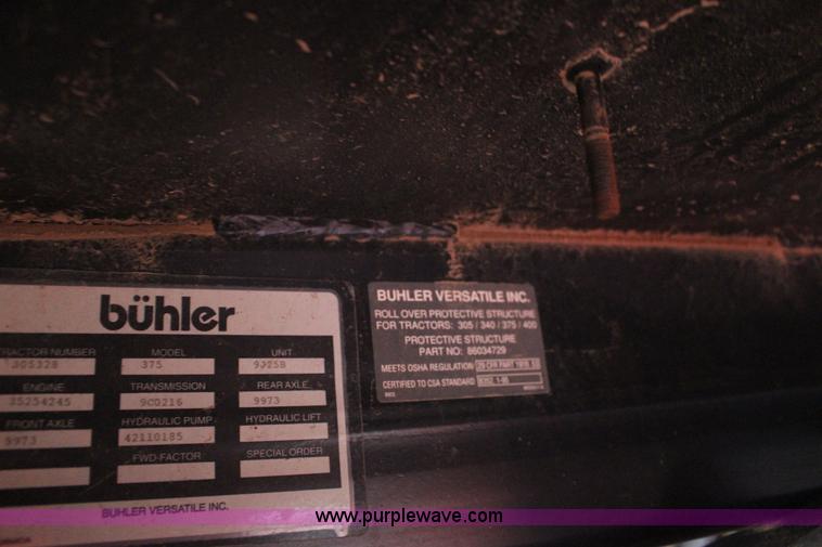 image for item F7600 2009 Versatile 375 4WD tractor