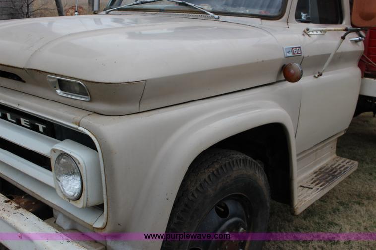 image for item F7609 1965 Chevrolet C60 grain truck