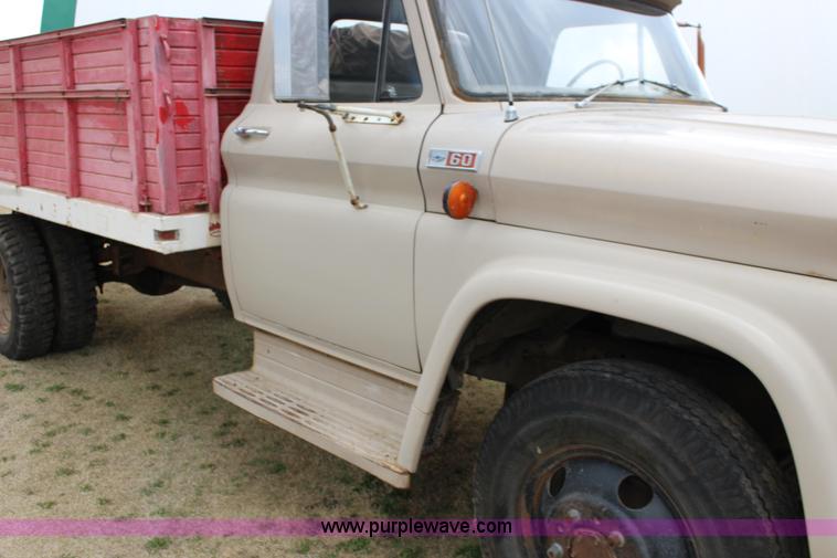 image for item F7609 1965 Chevrolet C60 grain truck