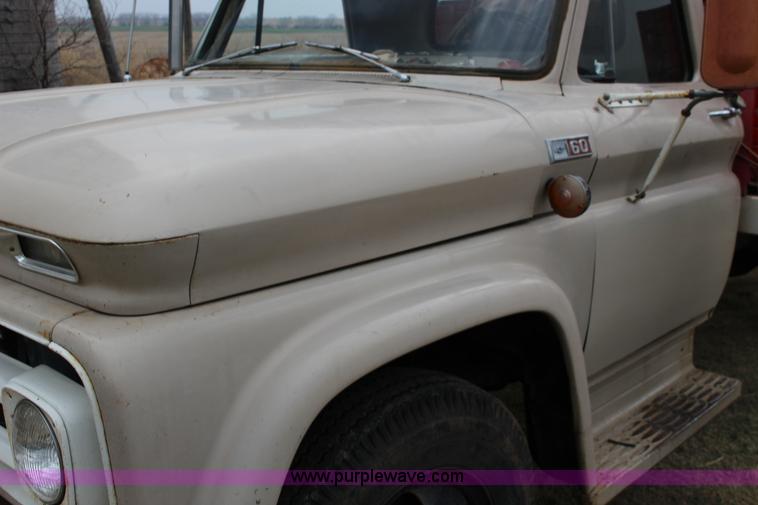 image for item F7609 1965 Chevrolet C60 grain truck