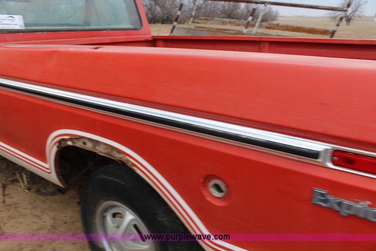 1974 Ford F100 Explorer pickup truck in Pratt, KS Item F7612 sold