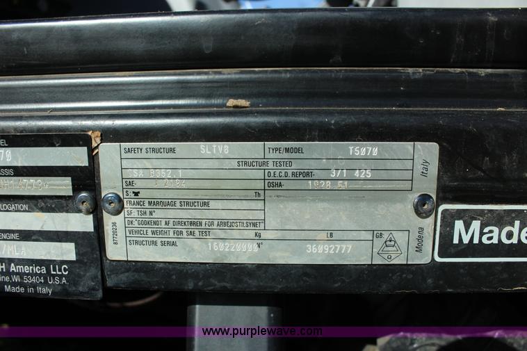 image for item F7639 2010 New Holland T5070 tractor