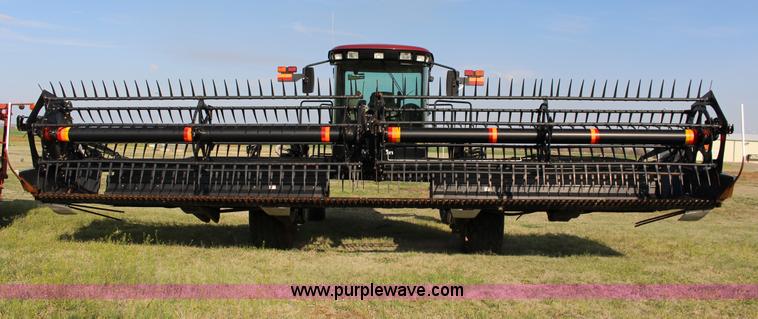 image for item F7654 2008 MacDon M150 self-propelled windrower