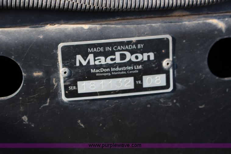 image for item F7654 2008 MacDon M150 self-propelled windrower