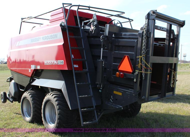 image for item F7656 2011 Massey-Ferguson 2190 large square baler
