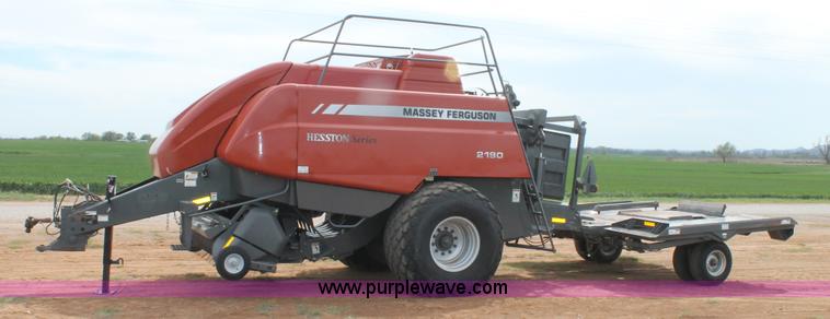 image for item H1538 2007 Massey-Ferguson 2190 large square baler