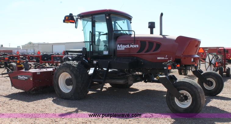image for item H1559 2012 MacDon M205 self-propelled windrower