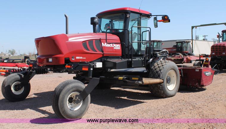 image for item H1559 2012 MacDon M205 self-propelled windrower
