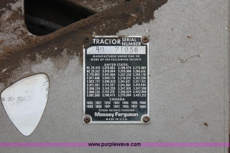 image for item H5607 1977 Massey-Ferguson 1155 tractor
