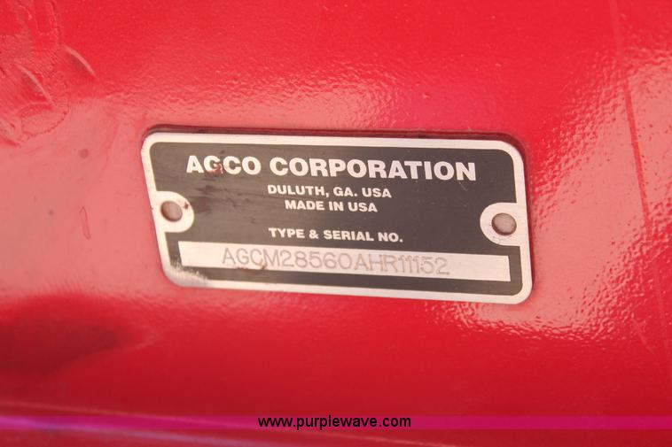 image for item H5850 2010 Massey-Ferguson 2856 round baler