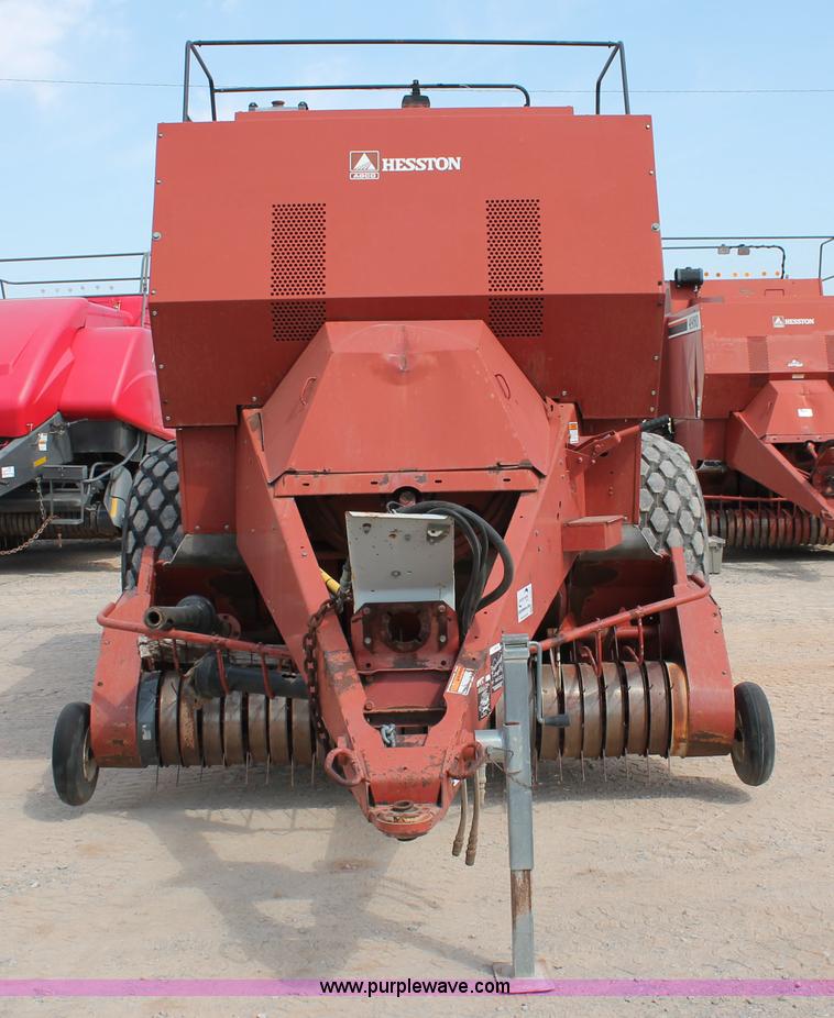 image for item H5851 2000 Hesston 4910 large square baler