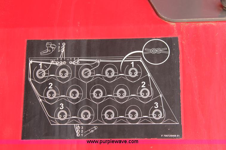 image for item H5856 2010 Massey-Ferguson 2190 large square baler