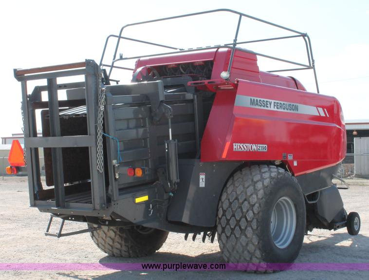 image for item H5857 2011 Massey-Ferguson 2190 large square baler