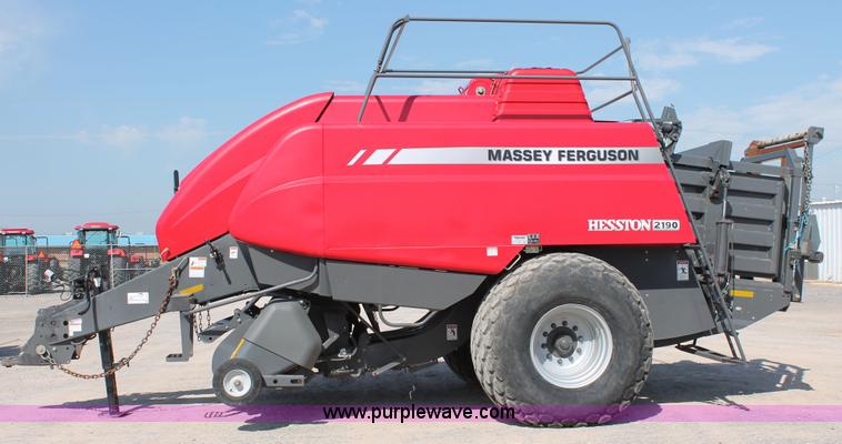 image for item H5857 2011 Massey-Ferguson 2190 large square baler