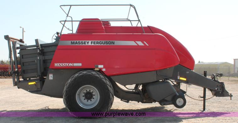 image for item H5858 2010 Massey-Ferguson 2190 large square baler