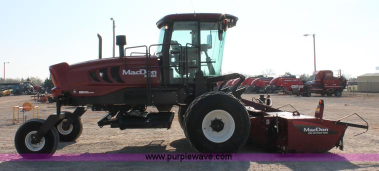 image for item H5859 2011 MacDon M205 self-propelled windrower