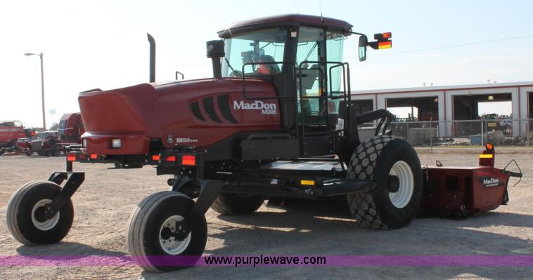 image for item H5859 2011 MacDon M205 self-propelled windrower