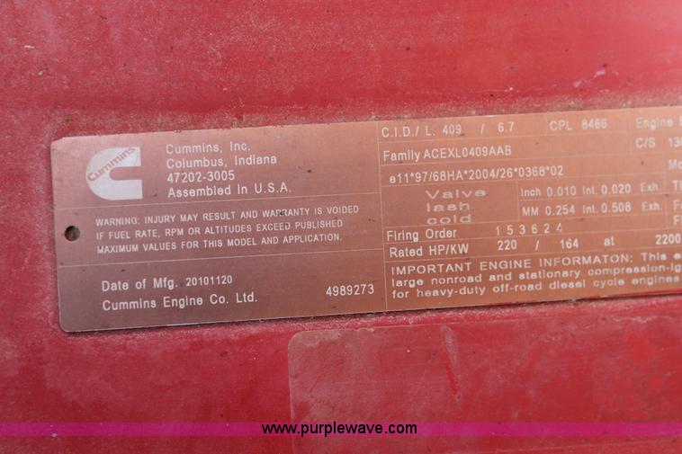 image for item H5859 2011 MacDon M205 self-propelled windrower