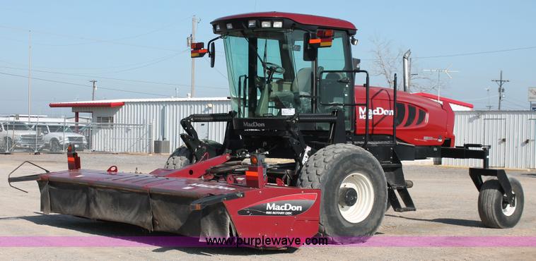 image for item H5860 2011 MacDon M205 self-propelled windrower