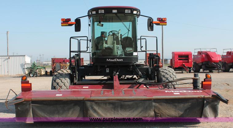 image for item H5860 2011 MacDon M205 self-propelled windrower