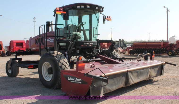 image for item H5860 2011 MacDon M205 self-propelled windrower