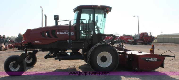 image for item H5860 2011 MacDon M205 self-propelled windrower