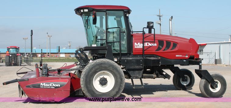 image for item H5860 2011 MacDon M205 self-propelled windrower