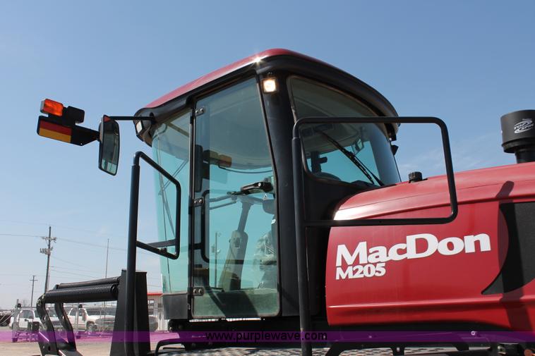 image for item H5860 2011 MacDon M205 self-propelled windrower