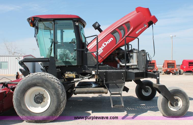 image for item H5860 2011 MacDon M205 self-propelled windrower