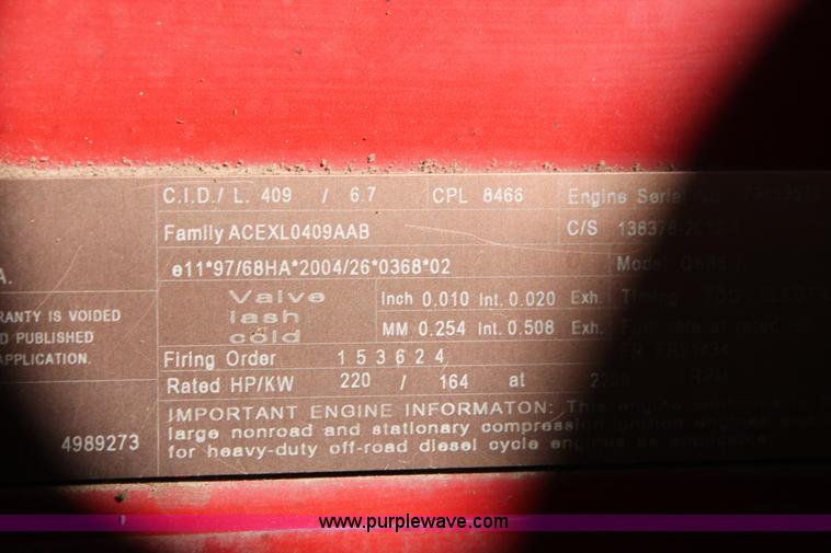 image for item H5860 2011 MacDon M205 self-propelled windrower