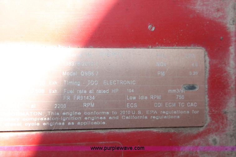 image for item H5860 2011 MacDon M205 self-propelled windrower