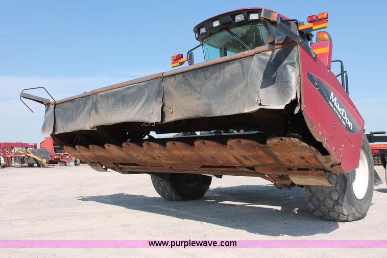 image for item H5860 2011 MacDon M205 self-propelled windrower