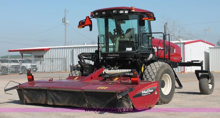 image for item H5861 2013 MacDon M205 self-propelled windrower